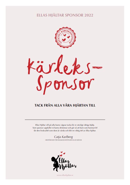 Ellas Hjältar Sponsor 2022